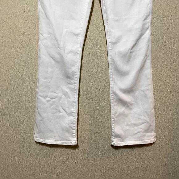 NWT MADEWELL Mid-Rise Kick-Out Size 27 Ankle-Length Pure White MSRP $128 - Picture 6 of 10